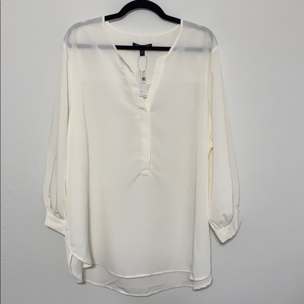 NWT- Banana Republic Cream Blouse